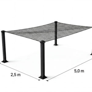 Komplet 2,5 x 5,0m - 1 miejsce postojowe
